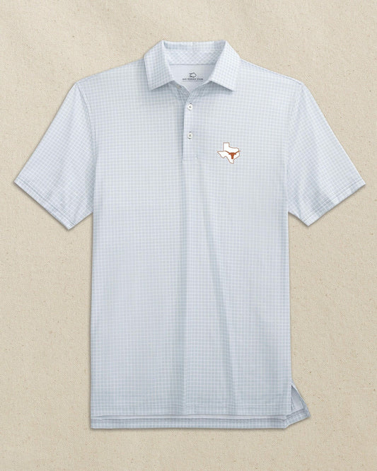 Texas Longhorns State Dunes Edge Plaid Polo | Southern Tide Collegiate