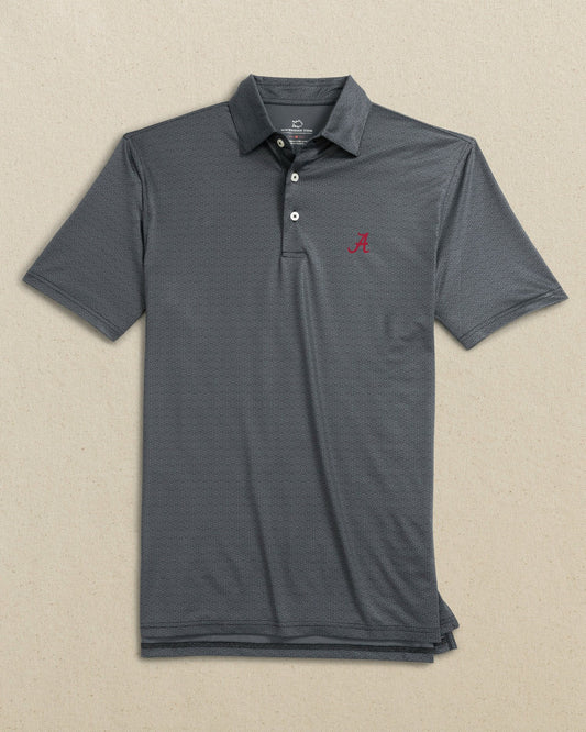 Alabama Crimson Tide Driver ST Geo Printed Polo | Southern Tide Collegiate