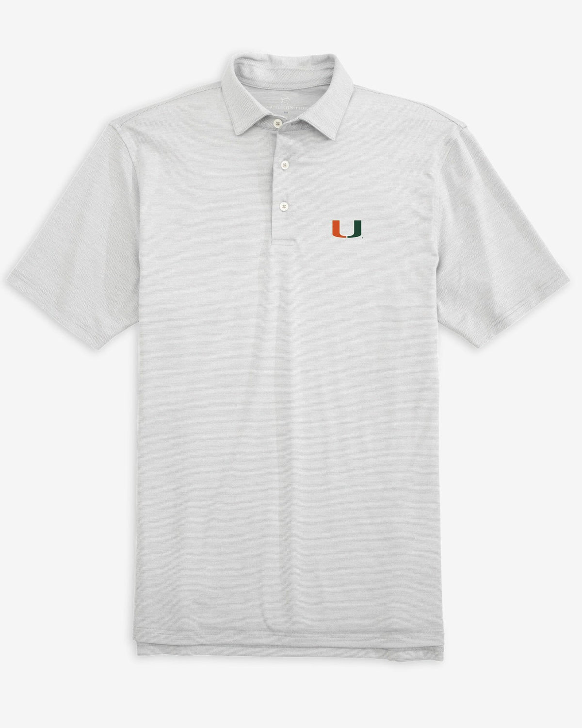 Miami Hurricanes Driver Spacedye Polo Shirt | Southern Tide Collegiate