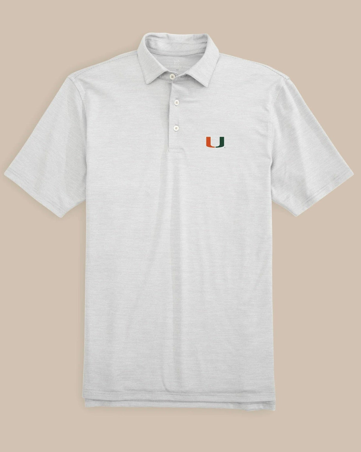 Miami Hurricanes Driver Spacedye Polo Shirt | Southern Tide Collegiate