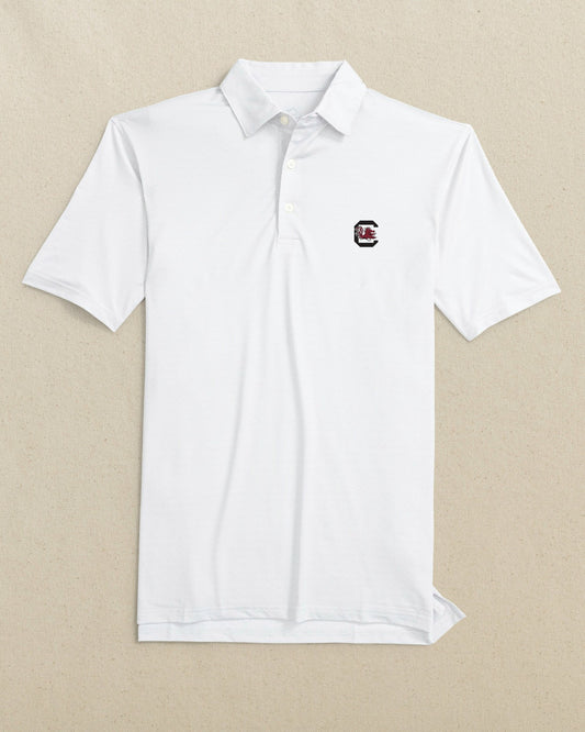 USC Gamecocks Driver ST Geo Printed Polo | Southern Tide Collegiate