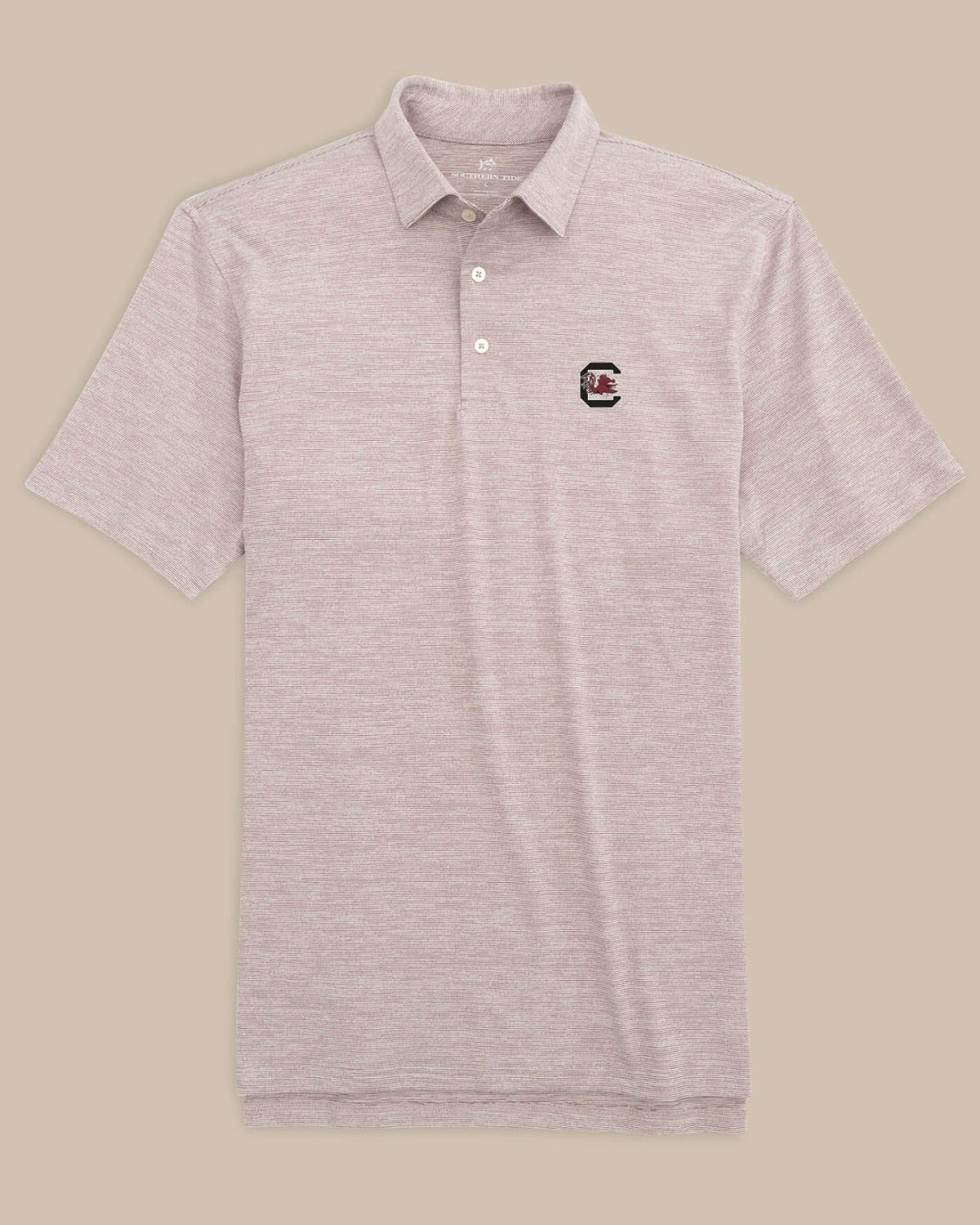 SC Gamecocks Driver Spacedye Polo Shirt | Southern Tide Collegiate