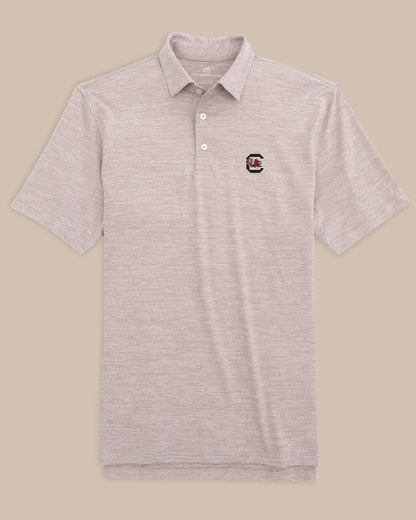 SC Gamecocks Driver Spacedye Polo Shirt | Southern Tide Collegiate