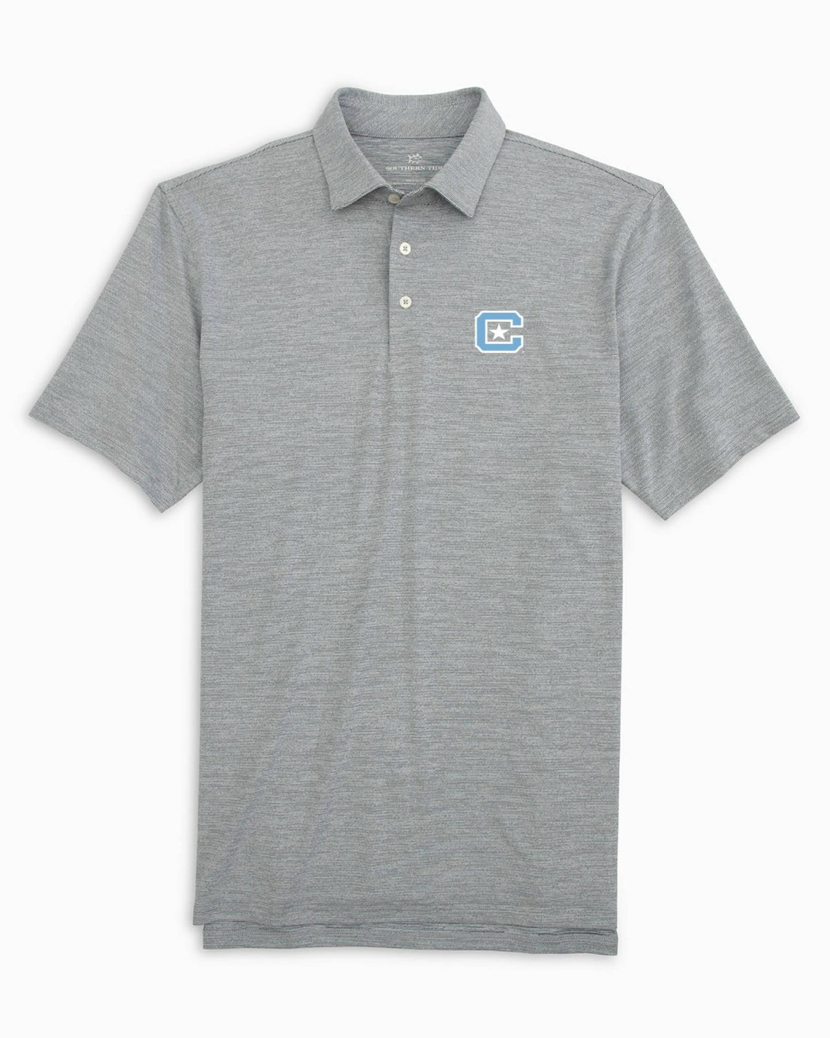 Citadel Bulldogs Driver Spacedye Polo Shirt – Southern Tide | Southern Tide Collegiate