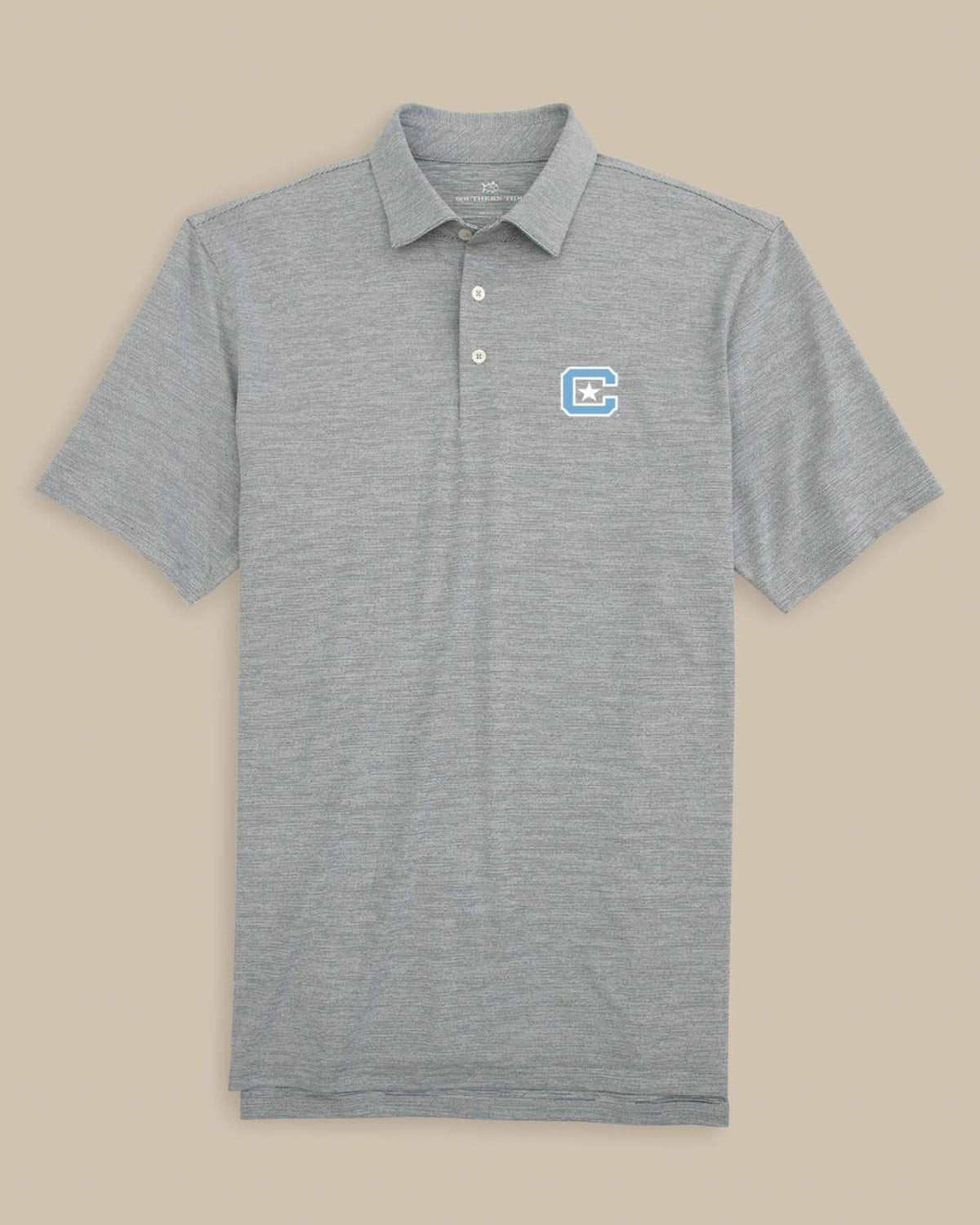 Citadel Bulldogs Driver Spacedye Polo Shirt – Southern Tide | Southern Tide Collegiate