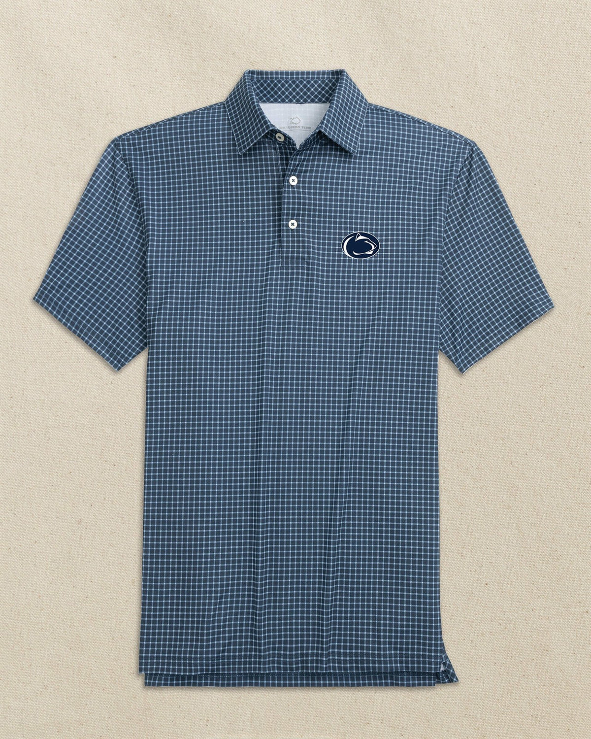 Penn State Nittany Lions Dunes Edge Plaid Polo | Southern Tide Collegiate