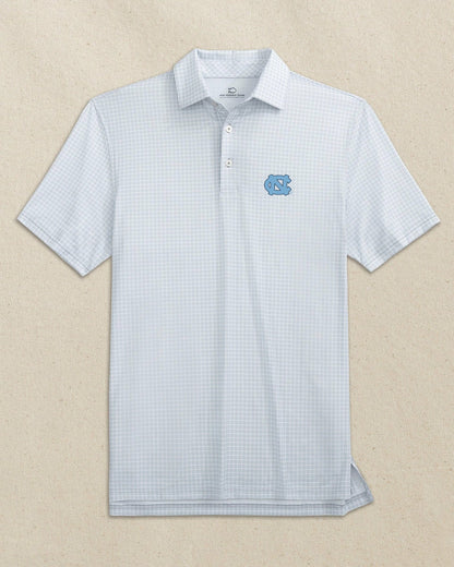 UNC Tar Heels Driver Dunes Edge Plaid Polo | Southern Tide Collegiate
