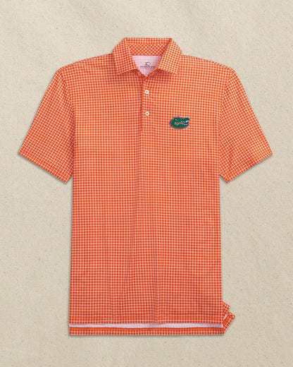 Florida Gators Driver Dunes Edge Plaid Polo | Southern Tide Collegiate