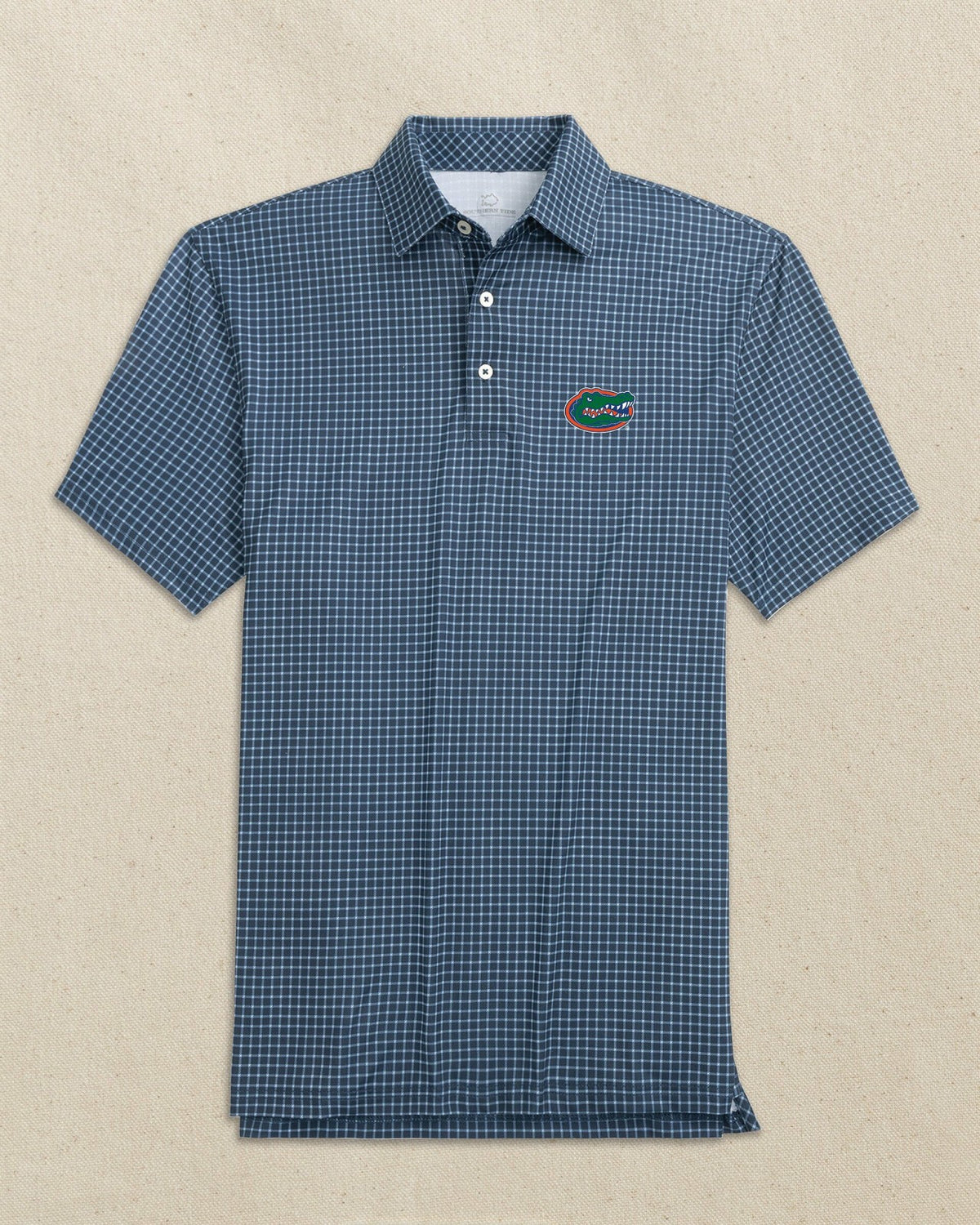 Florida Gators Driver Dunes Edge Plaid Polo | Southern Tide Collegiate