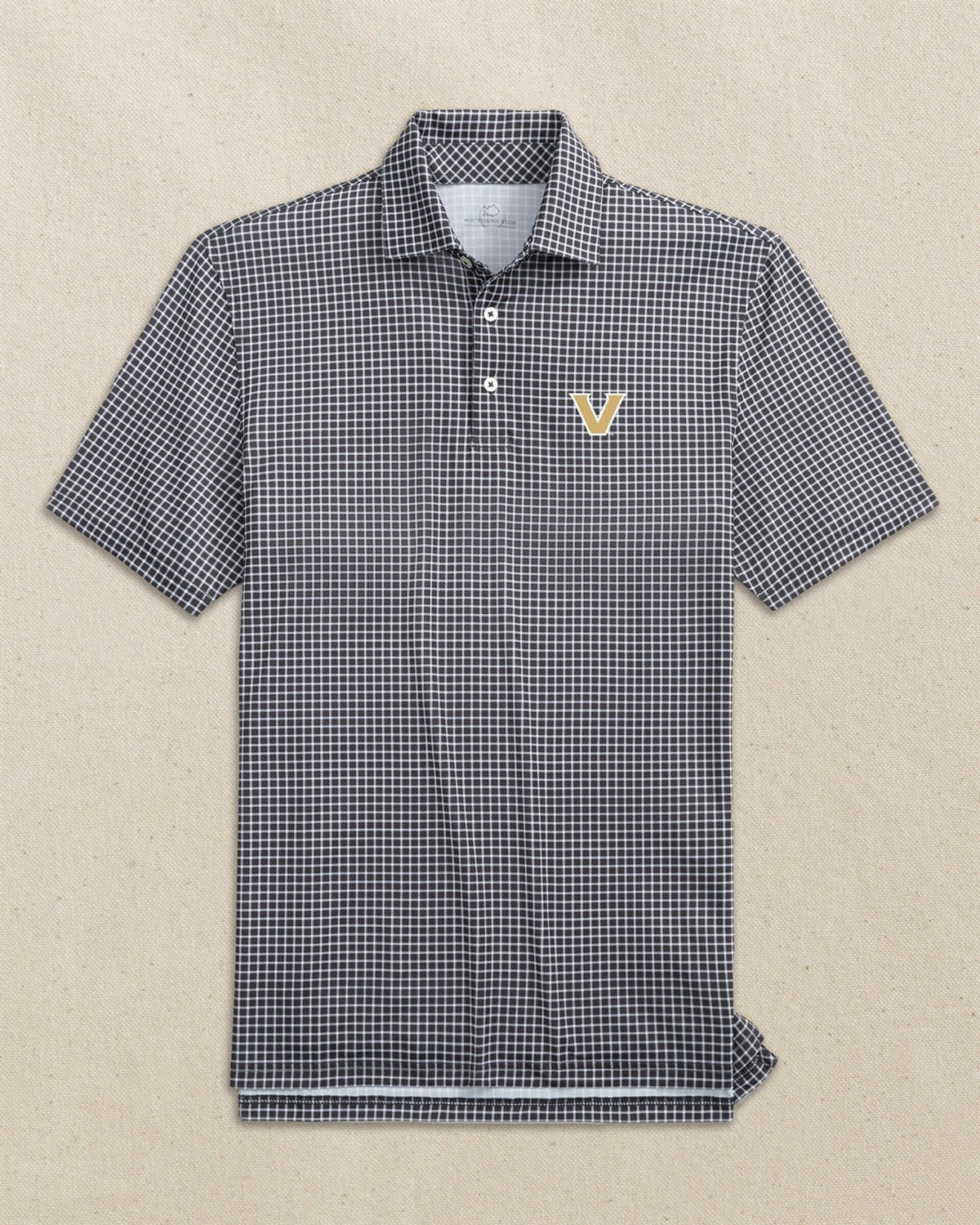 Vanderbilt Commodores Dunes Edge Plaid Polo | Southern Tide Collegiate