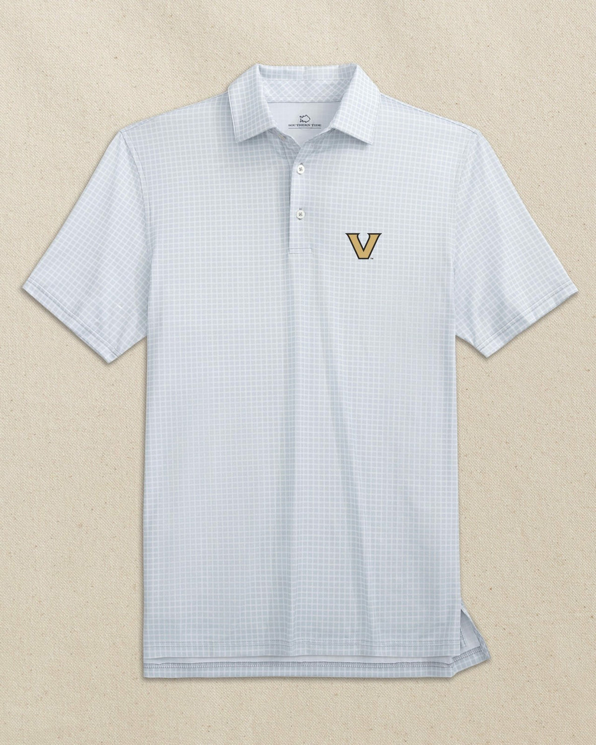 Vanderbilt Commodores Dunes Edge Plaid Polo | Southern Tide Collegiate