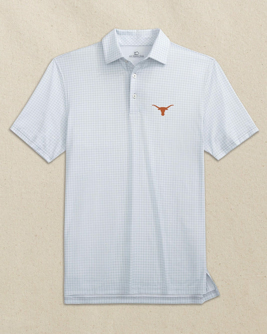 Texas Longhorns Driver Dunes Edge Plaid Polo | Southern Tide Collegiate