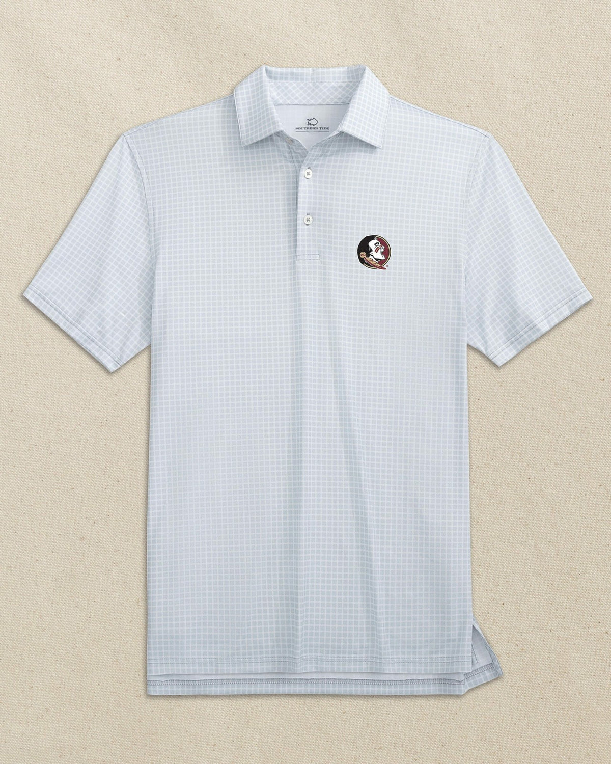 FSU Seminoles Driver Dunes Edge Plaid Polo | Southern Tide Collegiate