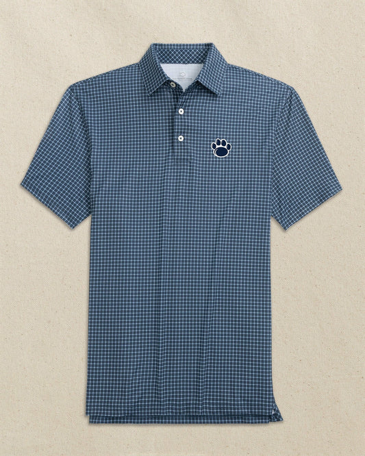 Penn State Paw Driver Dunes Edge Plaid Polo | Southern Tide Collegiate