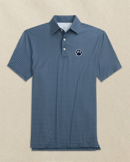 Penn State Paw Driver Dunes Edge Plaid Polo | Southern Tide Collegiate