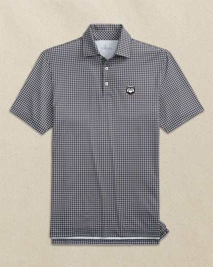 Georgia Bulldogs Head Dunes Edge Plaid Polo | Southern Tide Collegiate