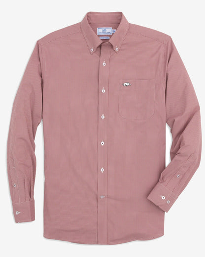 Arkansas Razorbacks Gingham Button Down Shirt | Southern Tide Collegiate