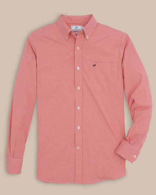 Georgia Bulldogs Gingham Button Down Shirt | Southern Tide Collegiate