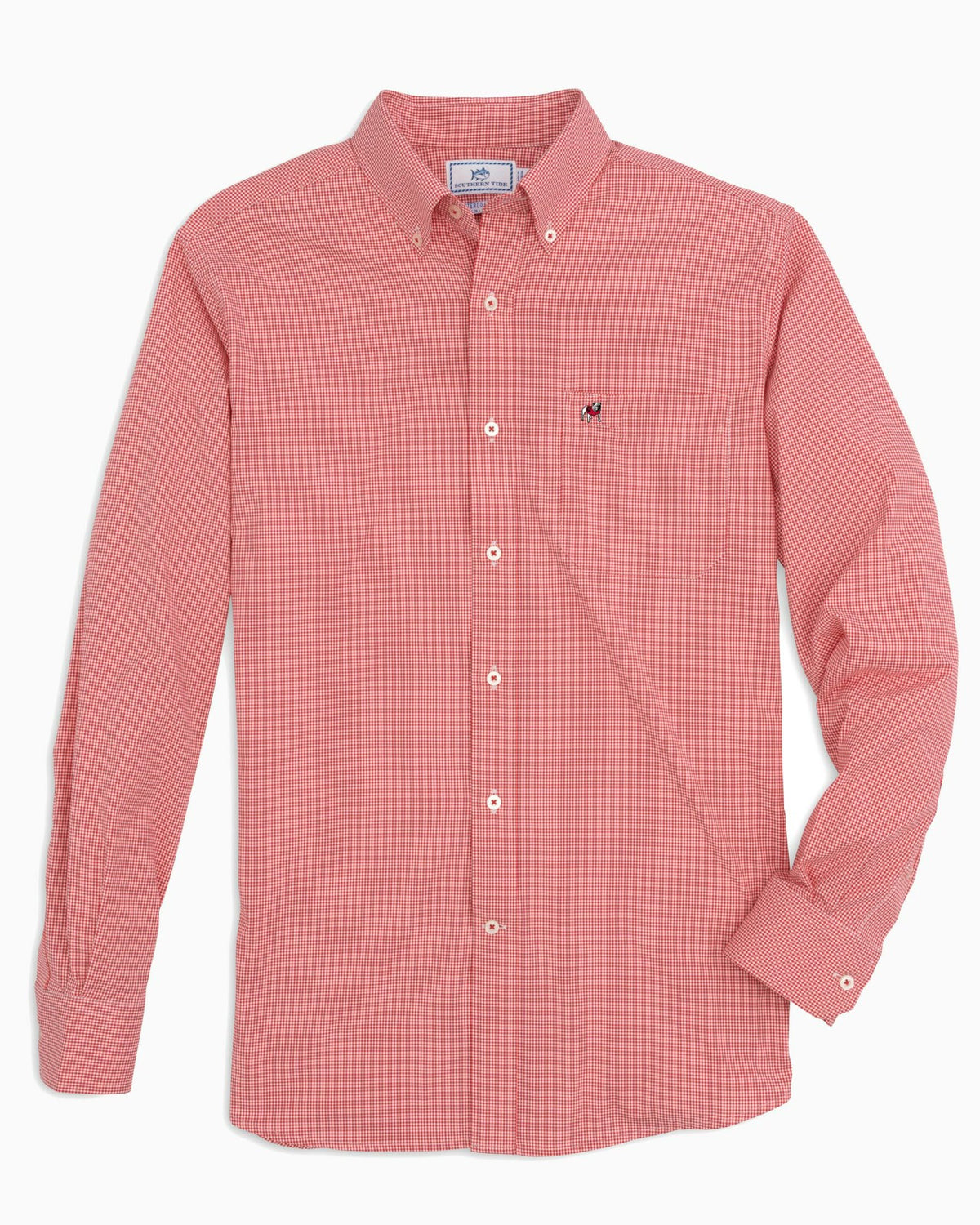 Georgia Bulldogs Gingham Button Down Shirt | Southern Tide Collegiate