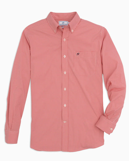 Georgia Bulldogs Gingham Button Down Shirt | Southern Tide Collegiate