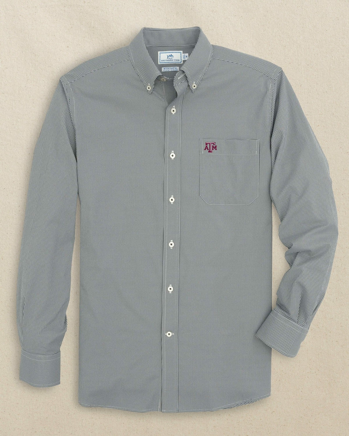 Texas A&M Aggies Gingham Button Down Shirt | Southern Tide Collegiate