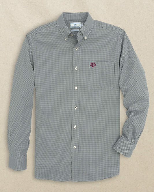 Texas A&M Aggies Gingham Button Down Shirt | Southern Tide Collegiate