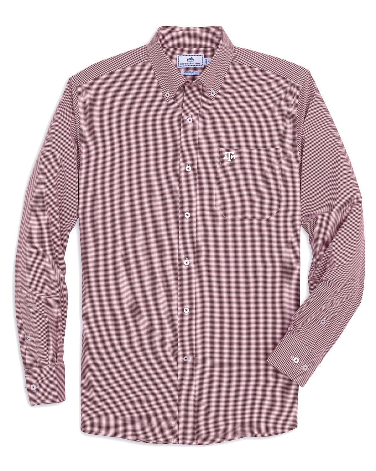 Texas A&M Aggies Gingham Button Down Shirt | Southern Tide Collegiate
