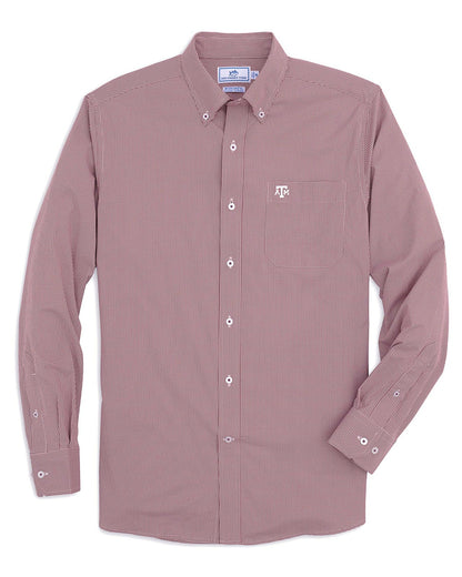 Texas A&M Aggies Gingham Button Down Shirt | Southern Tide Collegiate