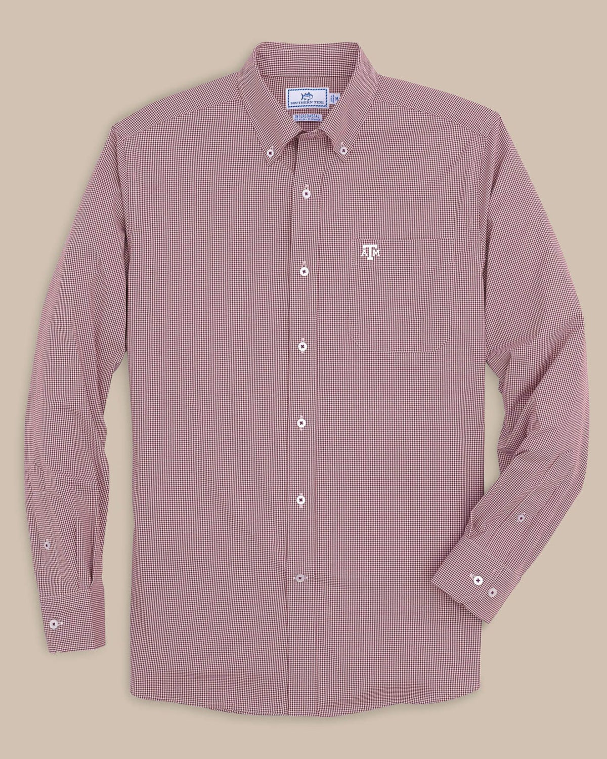 Texas A&M Aggies Gingham Button Down Shirt | Southern Tide Collegiate