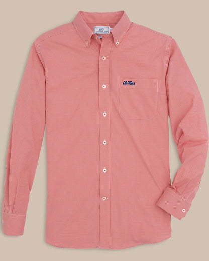 Ole Miss Rebels Gingham Button Down Shirt | Southern Tide Collegiate