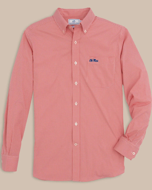 Ole Miss Rebels Gingham Button Down Shirt | Southern Tide Collegiate