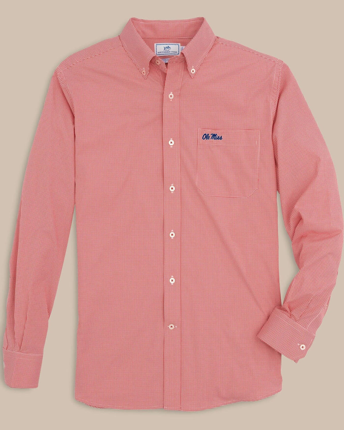 Ole Miss Rebels Gingham Button Down Shirt | Southern Tide Collegiate