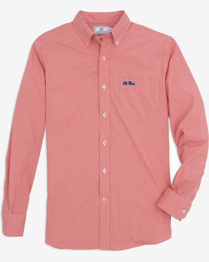 Ole Miss Rebels Gingham Button Down Shirt | Southern Tide Collegiate