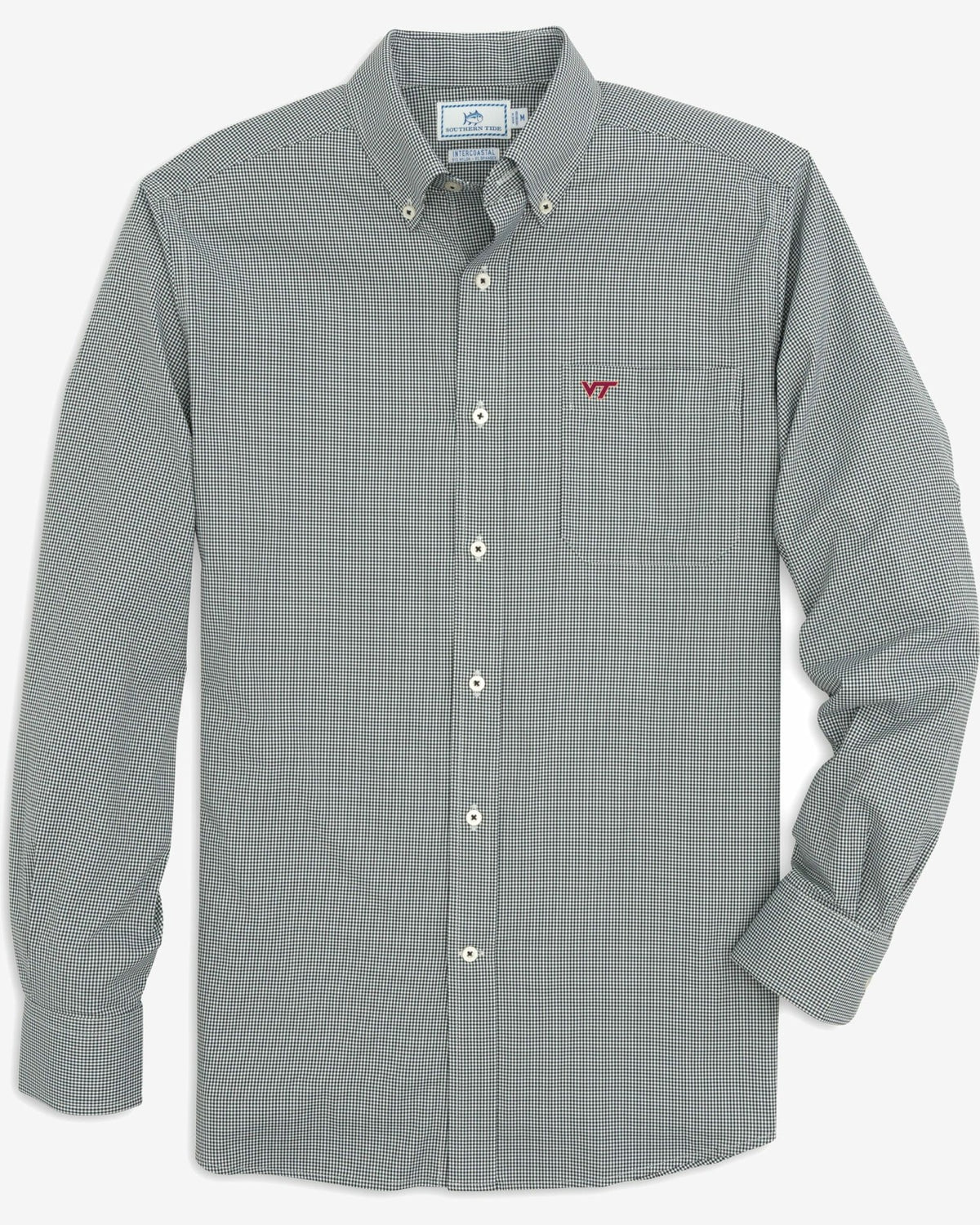 Virginia Tech Hokies Gingham Button Down Shirt | Southern Tide Collegiate