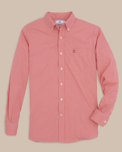 Ohio State Buckeyes Gingham Button Down Shirt | Southern Tide Collegiate