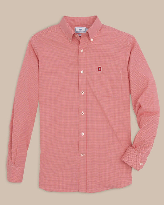 Ohio State Buckeyes Gingham Button Down Shirt | Southern Tide Collegiate