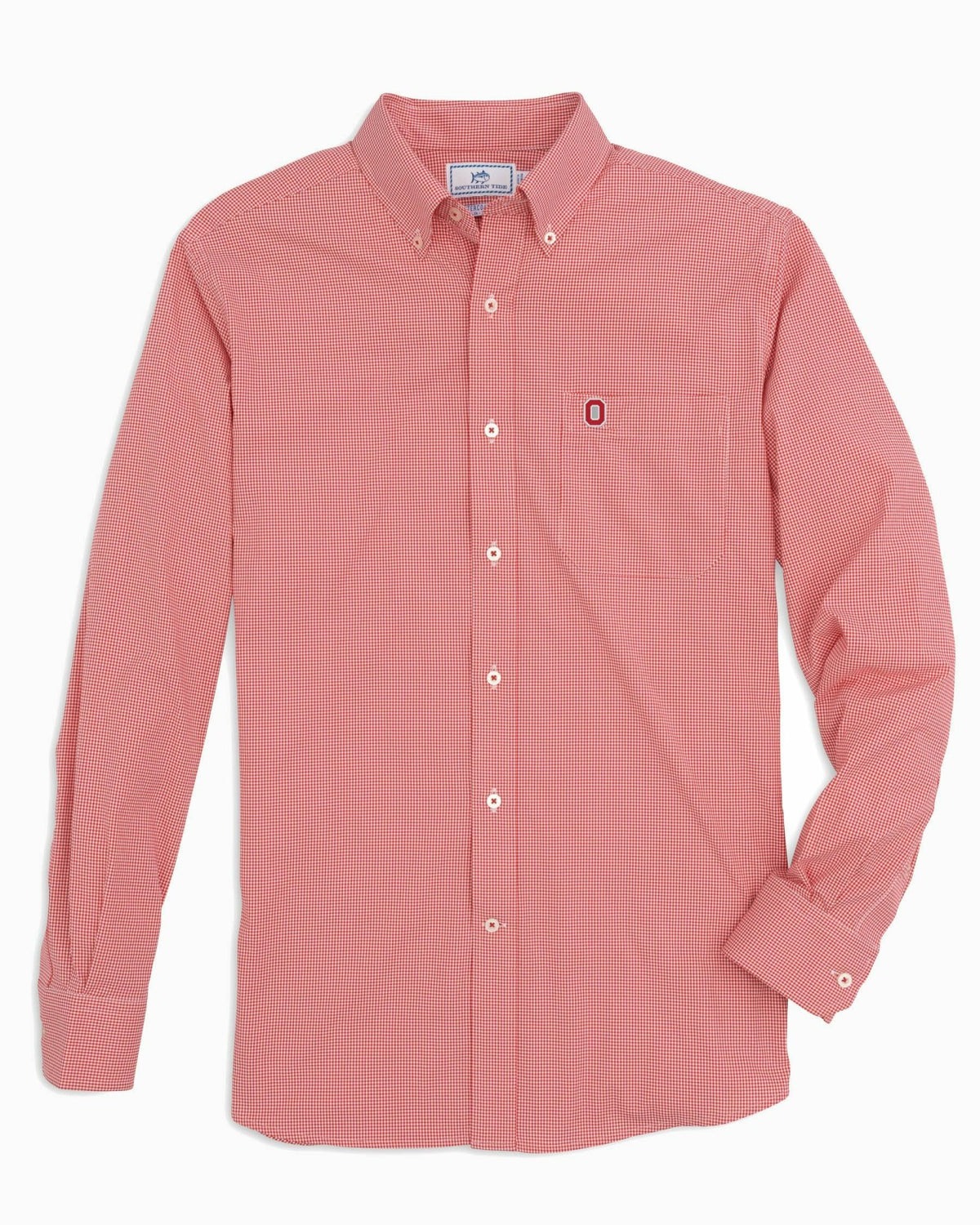 Ohio State Buckeyes Gingham Button Down Shirt | Southern Tide Collegiate