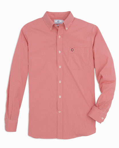 Ohio State Buckeyes Gingham Button Down Shirt | Southern Tide Collegiate