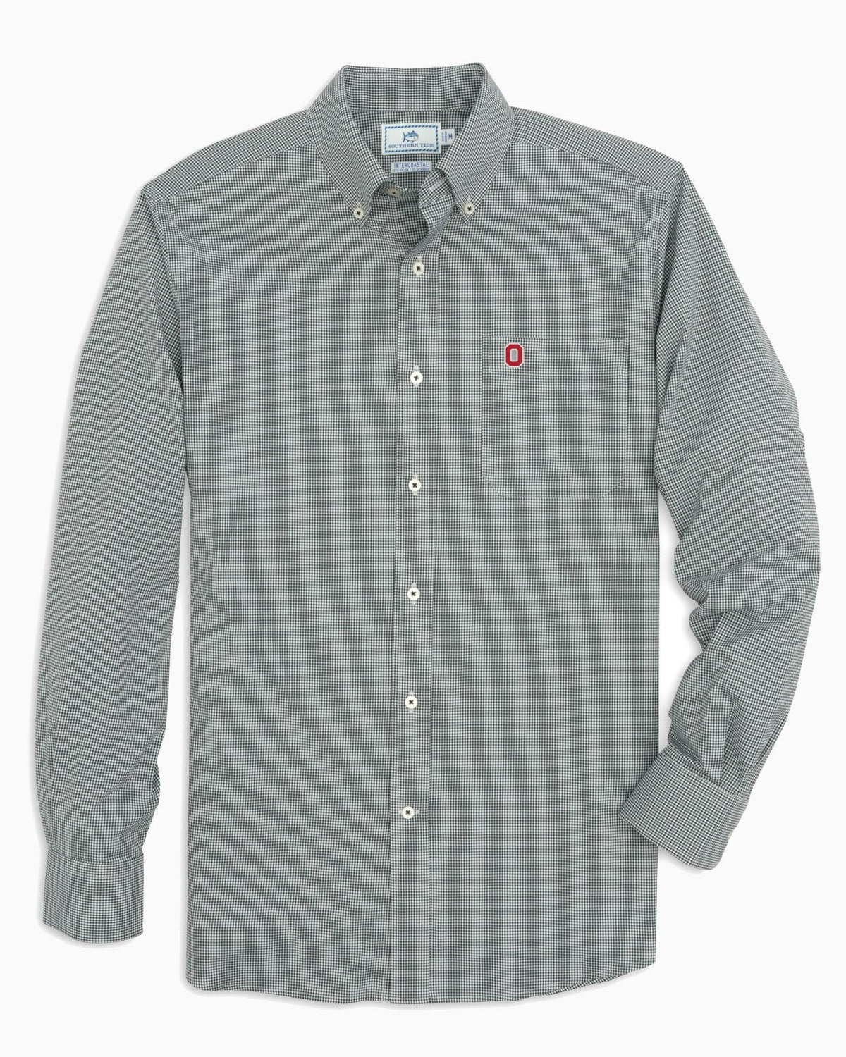 Ohio State Buckeyes Gingham Button Down Shirt | Southern Tide Collegiate
