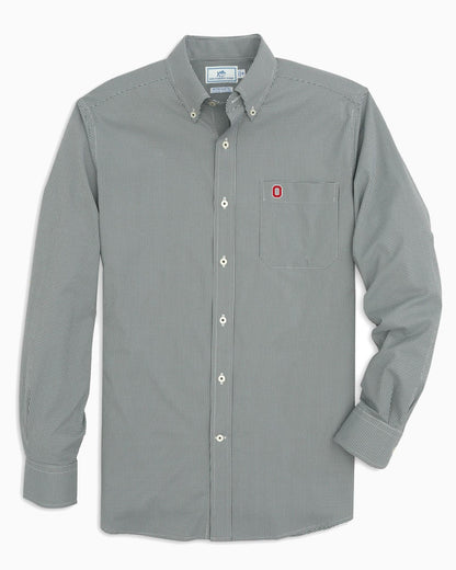 Ohio State Buckeyes Gingham Button Down Shirt | Southern Tide Collegiate
