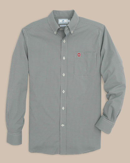 Ohio State Buckeyes Gingham Button Down Shirt | Southern Tide Collegiate