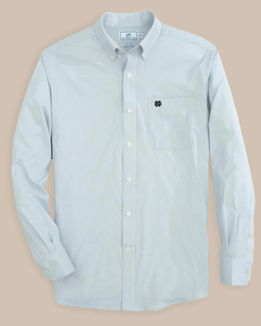 Notre Dame Fighting Irish Gingham Button Down Shirt | Southern Tide Collegiate