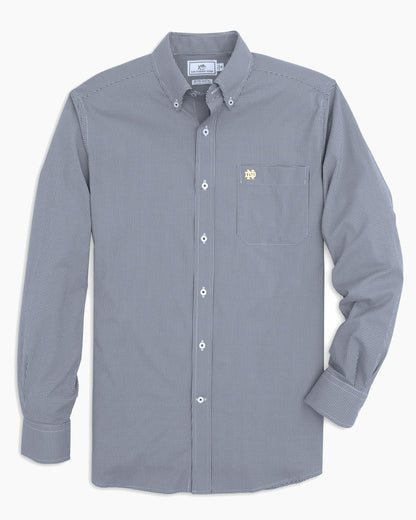 Notre Dame Fighting Irish Gingham Button Down Shirt | Southern Tide Collegiate