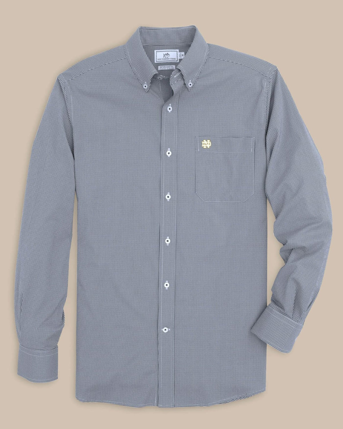 Notre Dame Fighting Irish Gingham Button Down Shirt | Southern Tide Collegiate