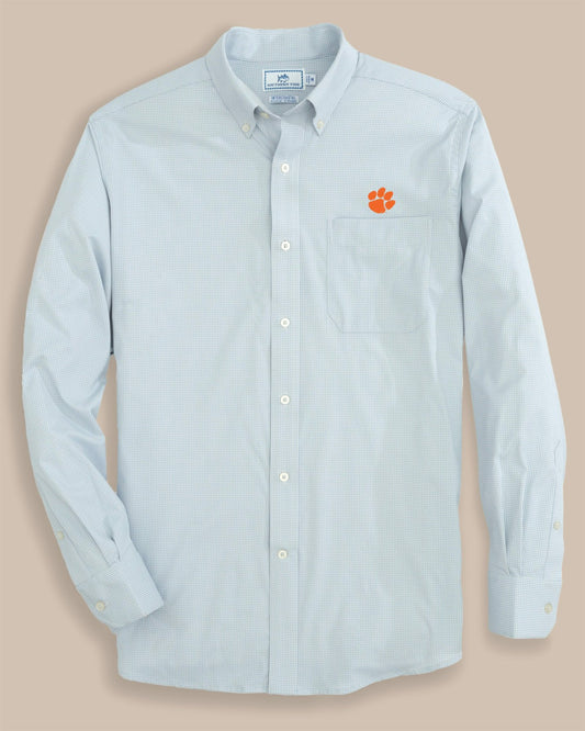 Clemson Tigers Gingham Button Down Shirt | Southern Tide Collegiate