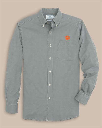 Clemson Tigers Gingham Button Down Shirt | Southern Tide Collegiate