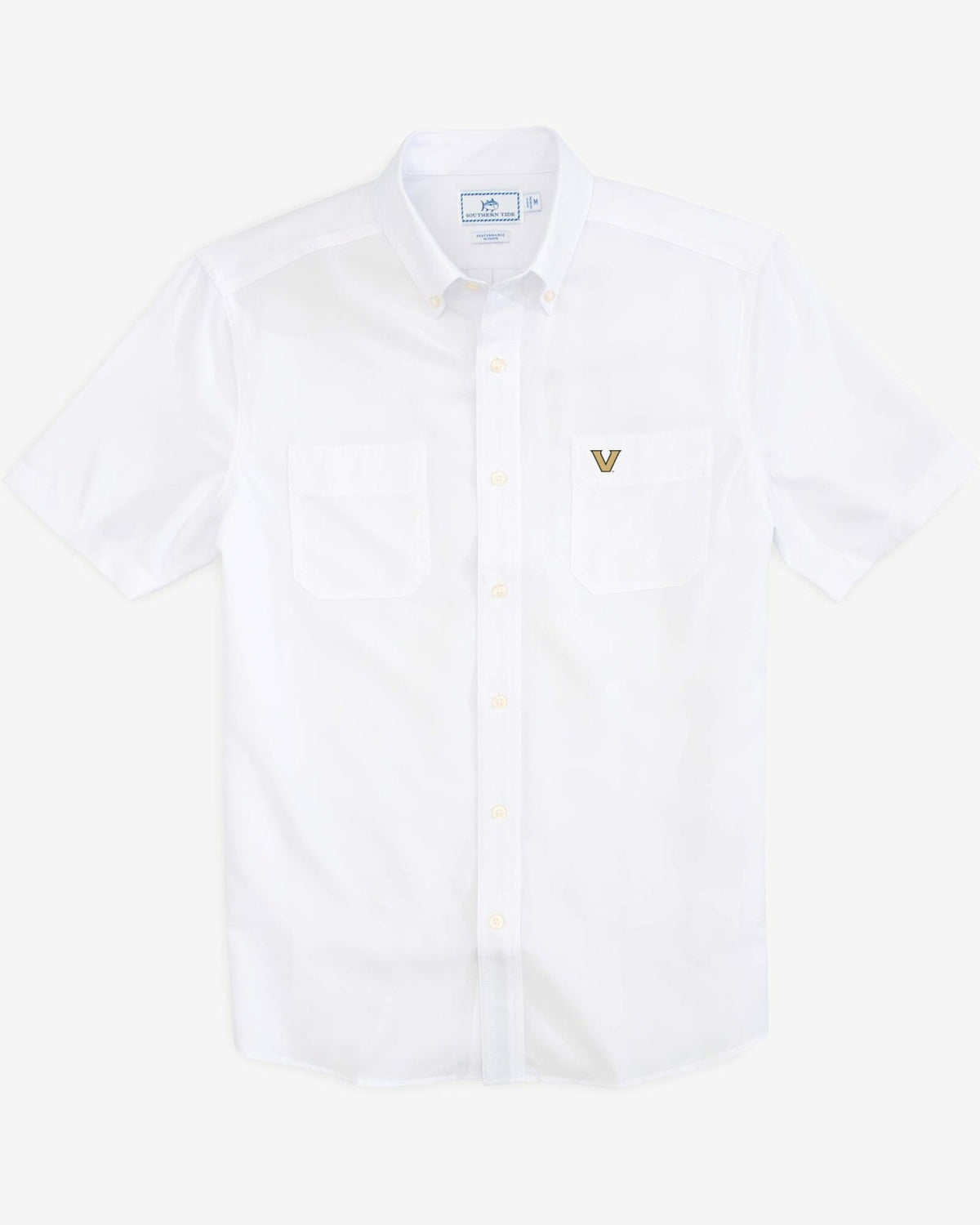Vanderbilt Commodores Short Sleeve Button Down Dock Shirt – Southern Tide | Southern Tide Collegiate
