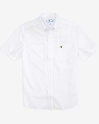 Vanderbilt Commodores Short Sleeve Button Down Dock Shirt – Southern Tide | Southern Tide Collegiate