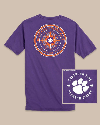 Clemson Tigers Gameday Collegiate Compass T-Shirt | Southern Tide Collegiate
