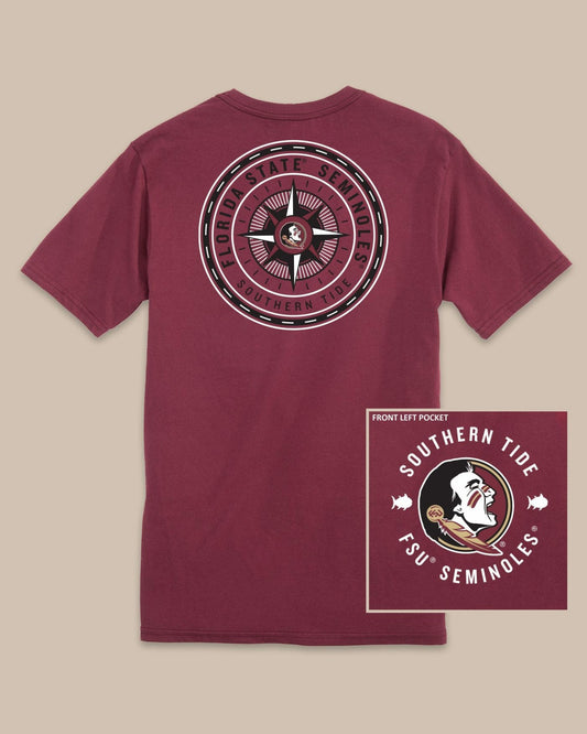FSU Seminoles Gameday Collegiate Compass T-Shirt | Southern Tide Collegiate